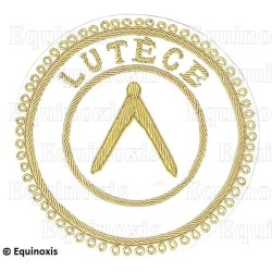 Badge / Macaron GLNF – Grande tenue provinciale – Grand Inspecteur – Lutèce – Brodé main